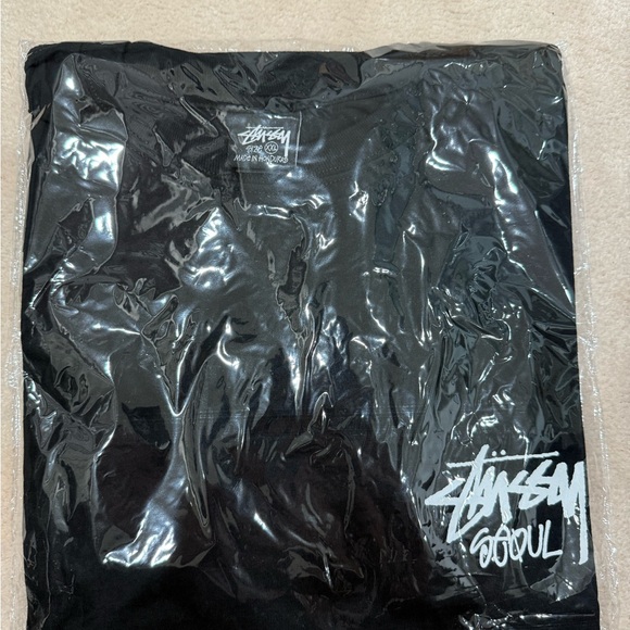 Stussy Seoul Black with White Logo Tee XXL - Picture 6 of 6